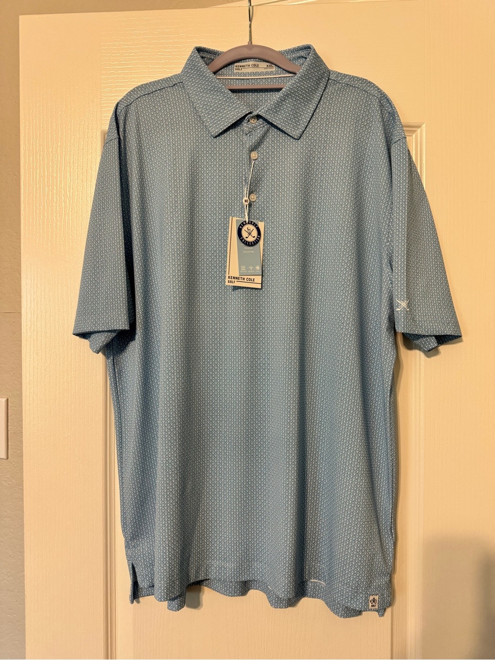 Short-Sleeve Golf Polo Shirt by Kenneth Cole